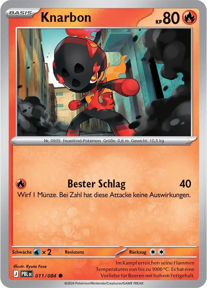 Knarbon 011/084 – Pokémon Dunkelnacht Karte