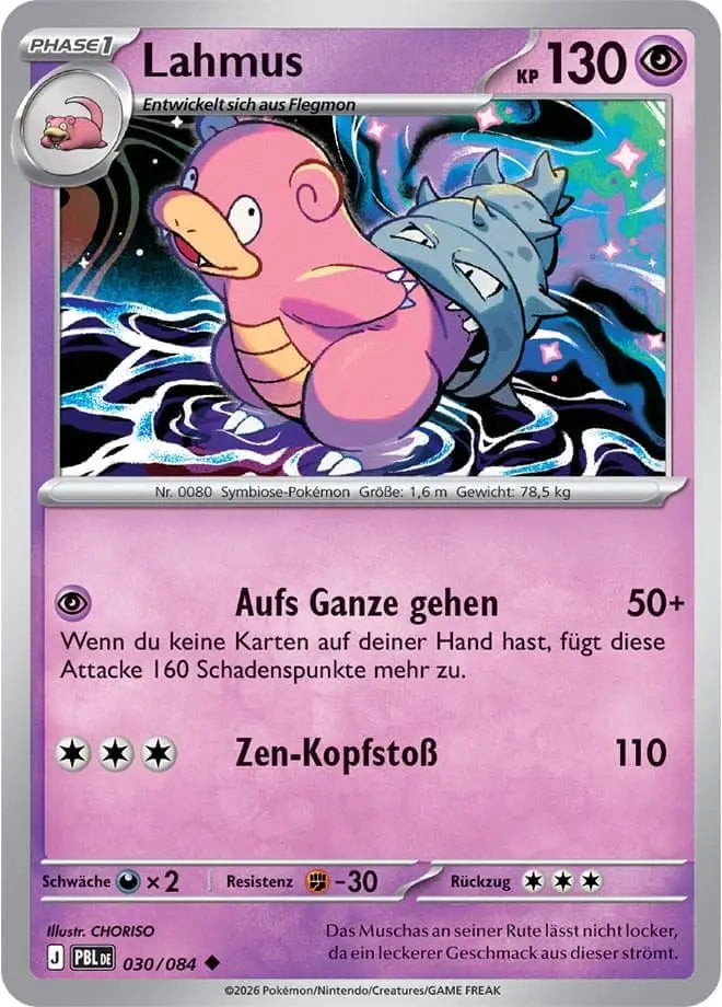 Lahmus 030/084 – Pokémon Dunkelnacht Karte