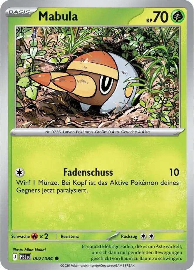 Mabula 002/084 – Pokémon Dunkelnacht Karte
