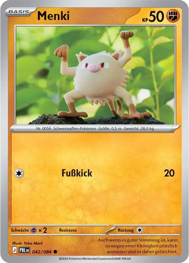 Menki 042/084 – Pokémon Dunkelnacht Karte
