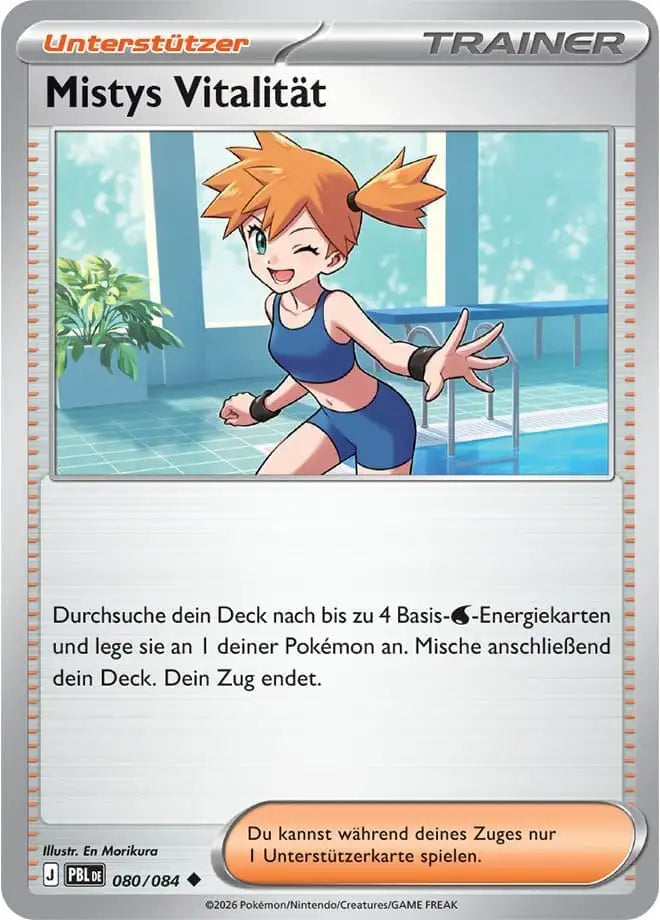 Mistys Vitalitaet 080/084 – Pokémon Dunkelnacht Karte