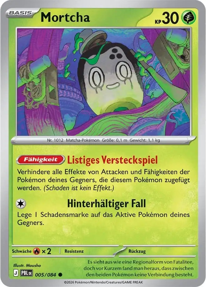 Mortcha 005/084 – Pokémon Dunkelnacht Karte