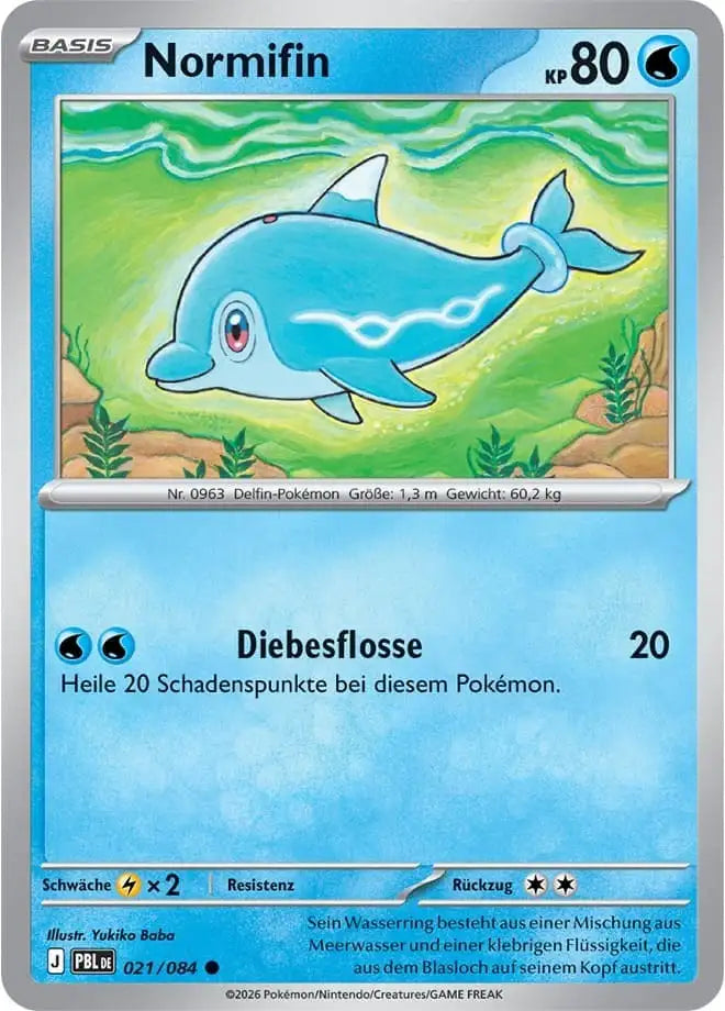 Normifin 021/084 – Pokémon Dunkelnacht Karte