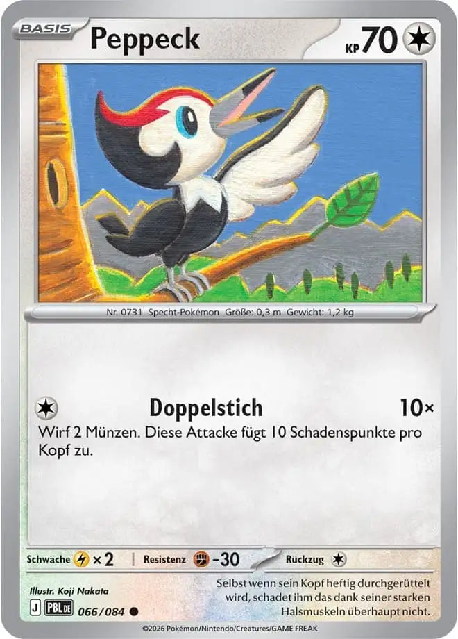 Peppeck 066/084 – Pokémon Dunkelnacht Karte