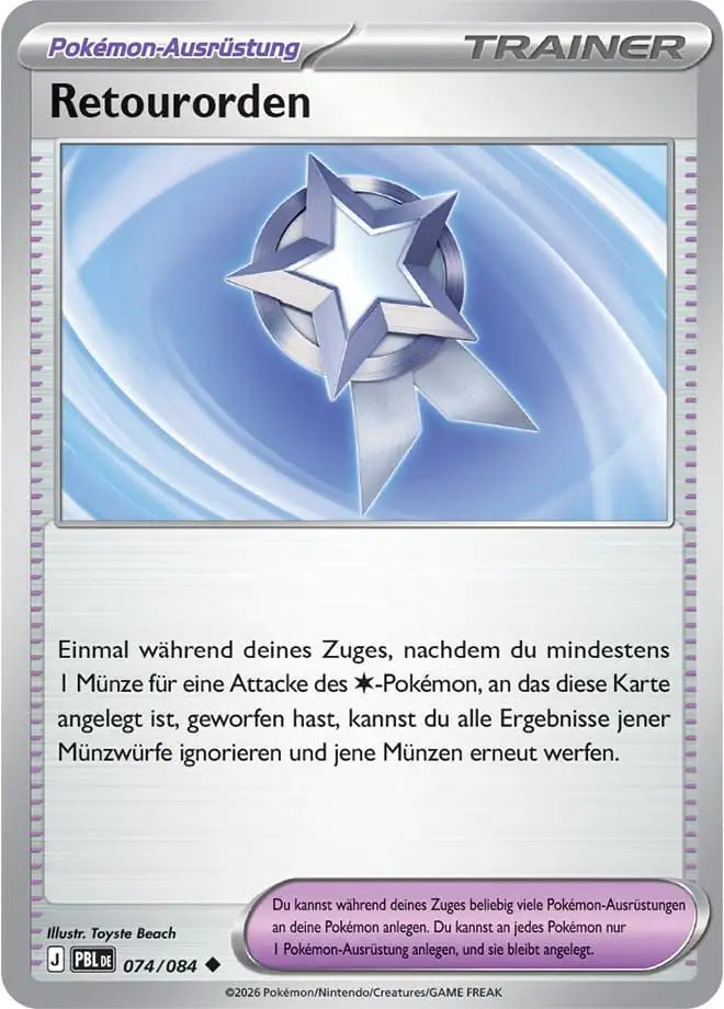 Retourorden 074/084 – Pokémon Dunkelnacht Karte