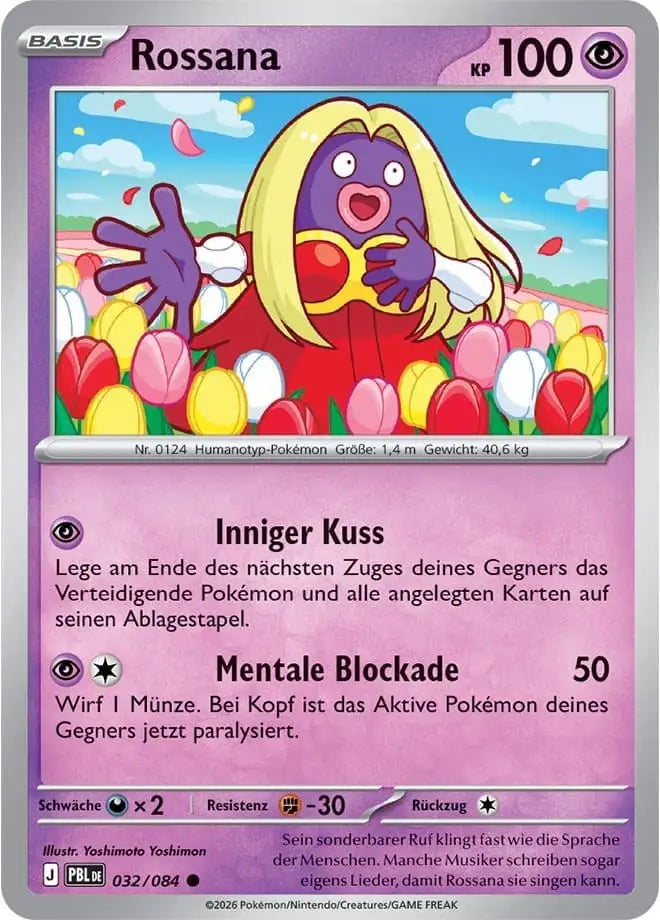 Rossana 032/084 – Pokémon Dunkelnacht Karte