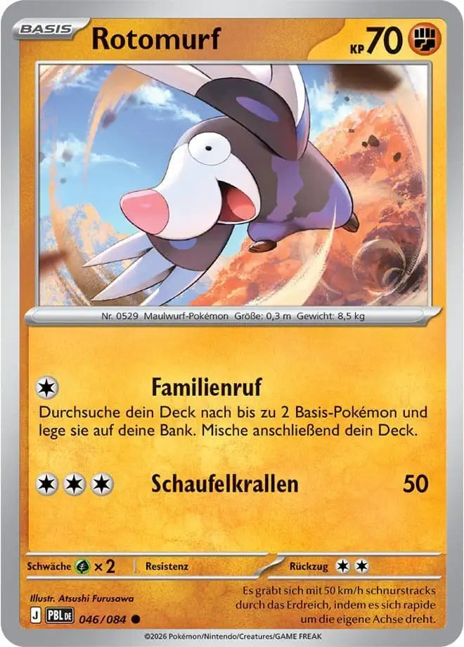 Rotomurf 046/084 – Pokémon Dunkelnacht Karte