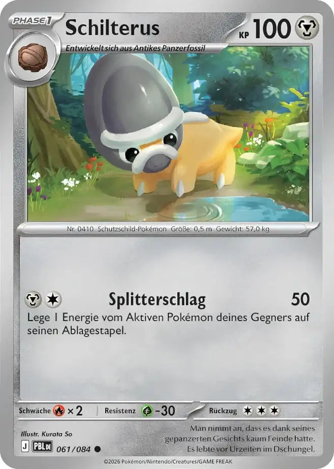 Schilterus 061/084 – Pokémon Dunkelnacht Karte