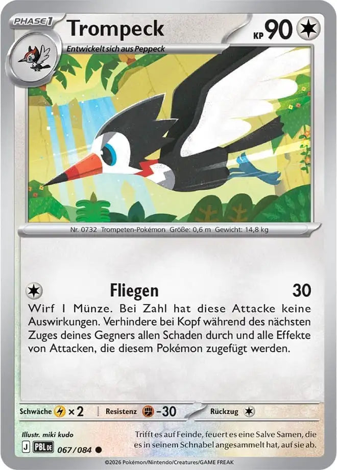Trompeck 067/084 – Pokémon Dunkelnacht Karte