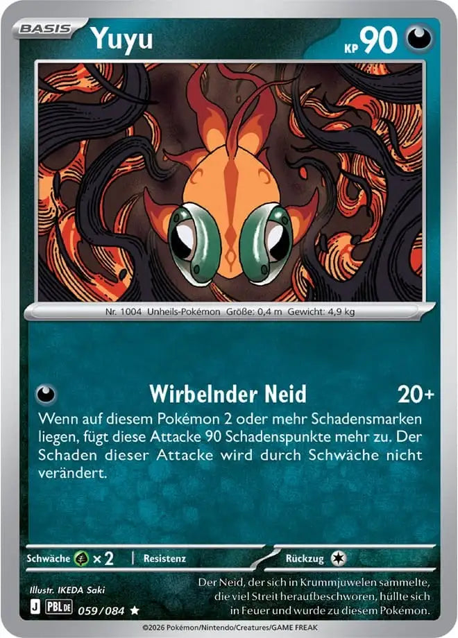 Yuyu 059/084 – Pokémon Dunkelnacht Karte