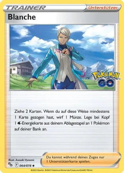 Blanche 064/078 – Pokémon Pokémon GO Karte
