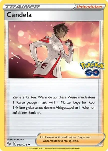 Candela 065/078 – Pokémon Pokémon GO Karte