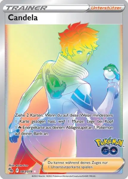 Candela 083/078 – Pokémon Pokémon GO Karte