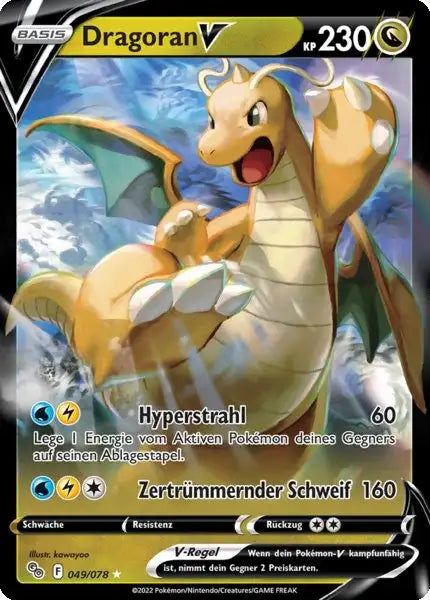 Dragoran V 049/078 – Pokémon Pokémon GO Karte