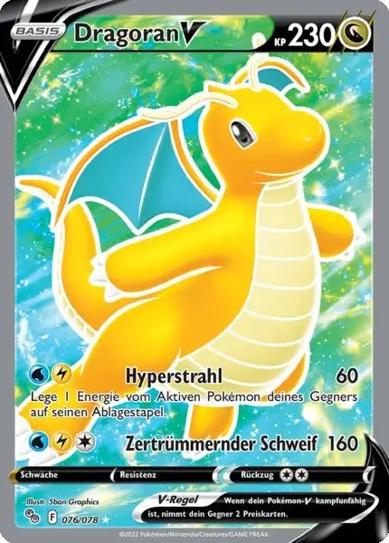 Dragoran V 076/078 – Pokémon Pokémon GO Karte