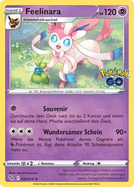 Feelinara 035/078 – Pokémon Pokémon GO Karte