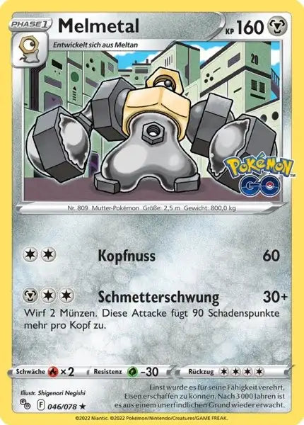 Melmetal 046/078 – Pokémon Pokémon GO Karte
