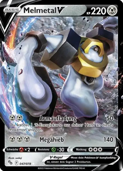 Melmetal V 047/078 – Pokémon Pokémon GO Karte