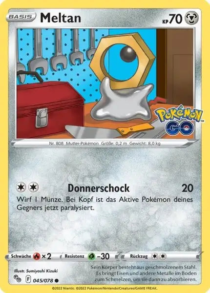 Meltan 045/078 – Pokémon Pokémon GO Karte