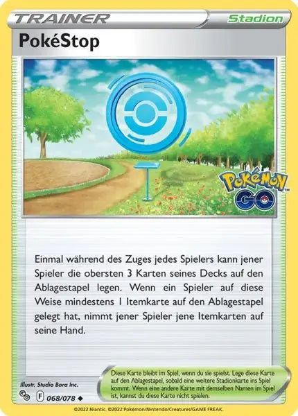 PokeStop 068/078 – Pokémon Pokémon GO Karte