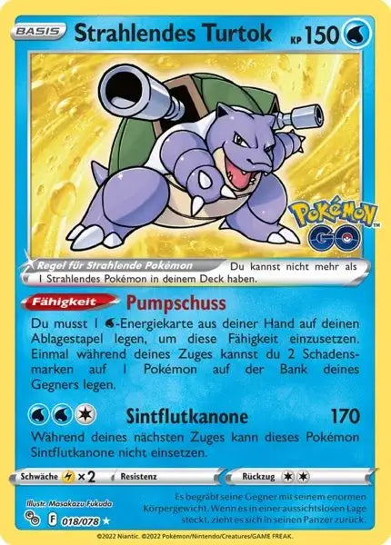 Strahlendes 018/078 – Pokémon Pokémon GO Karte