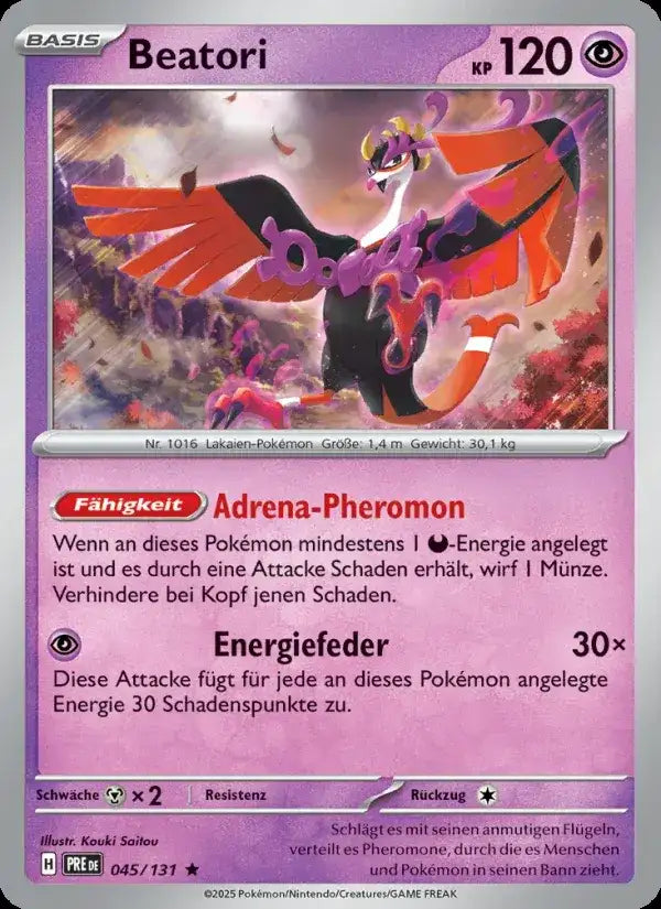 Beatori 045/131 – Pokémon Prismatische Entwicklungen Karte
