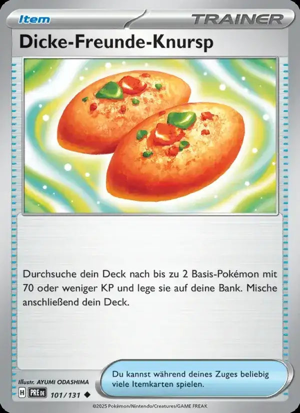 Dicke freunde knursp 101/131 – Pokémon Prismatische Entwicklungen Karte
