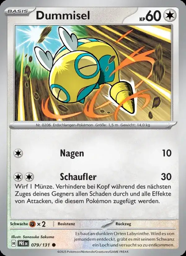 Dummisel 079/131 – Pokémon Prismatische Entwicklungen Karte
