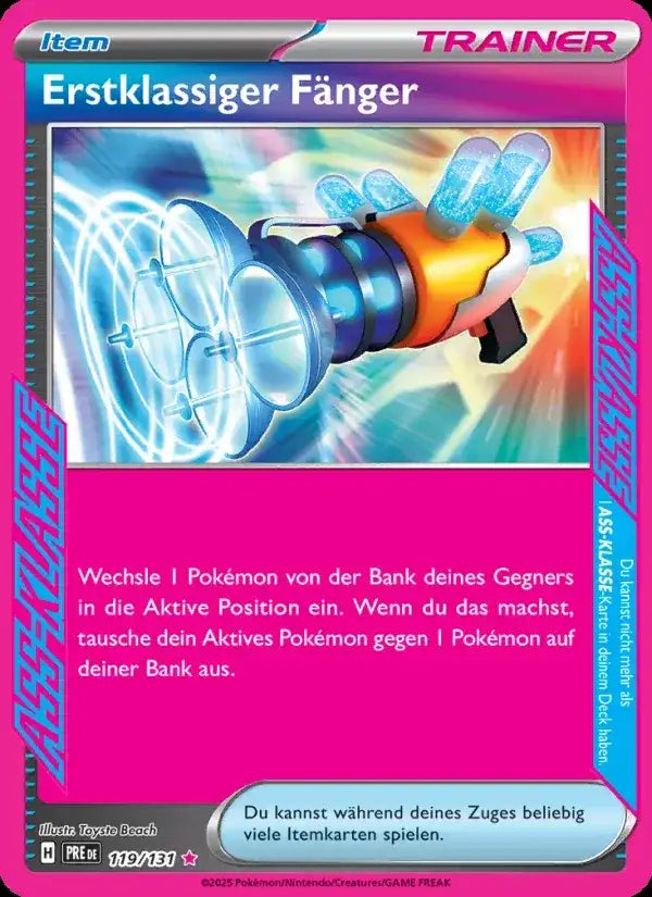 Erstklassiger fanger 119/131 – Pokémon Prismatische Entwicklungen Karte