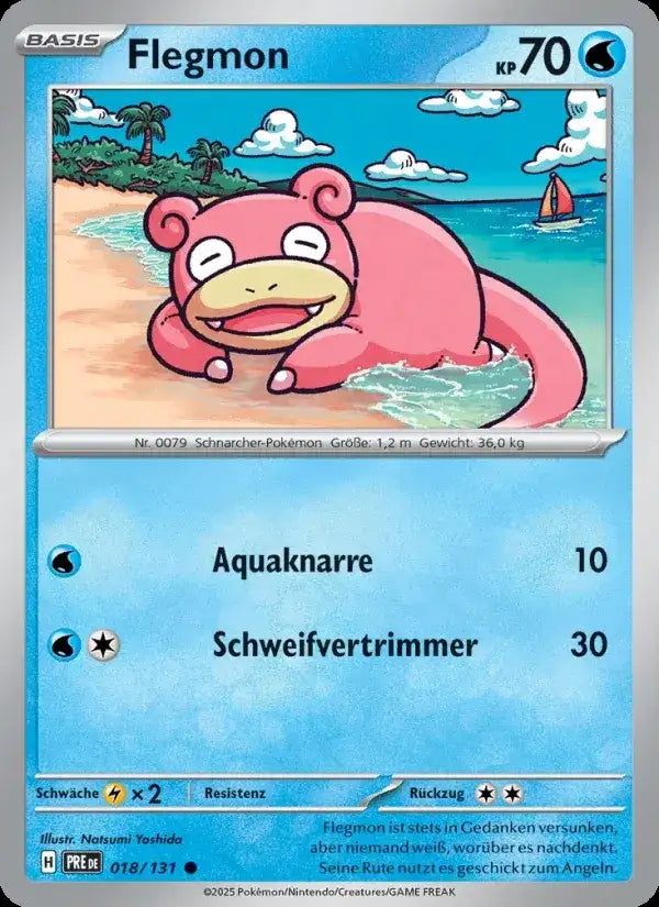 Flegmon 018/131 – Pokémon Prismatische Entwicklungen Karte