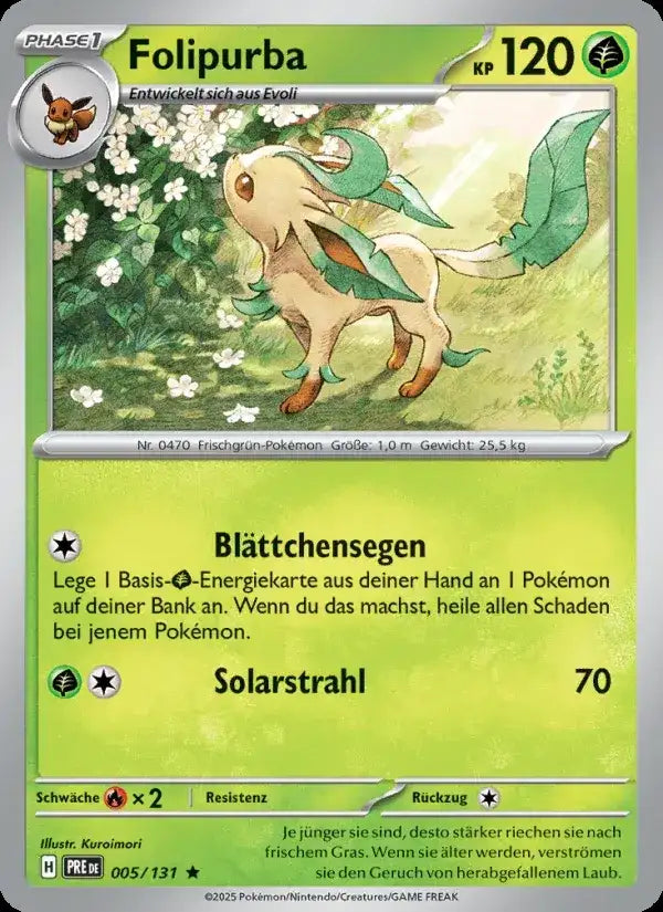 Folipurba 005/131 – Pokémon Prismatische Entwicklungen Karte