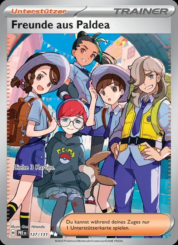 Freunde aus paldea 137/131 – Pokémon Prismatische Entwicklungen Karte