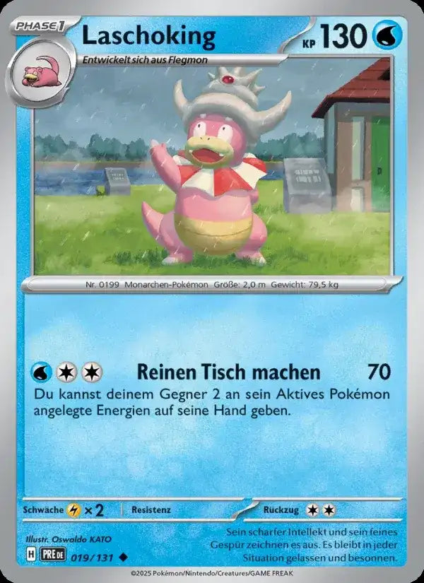 Laschoking 019/131 – Pokémon Prismatische Entwicklungen Karte