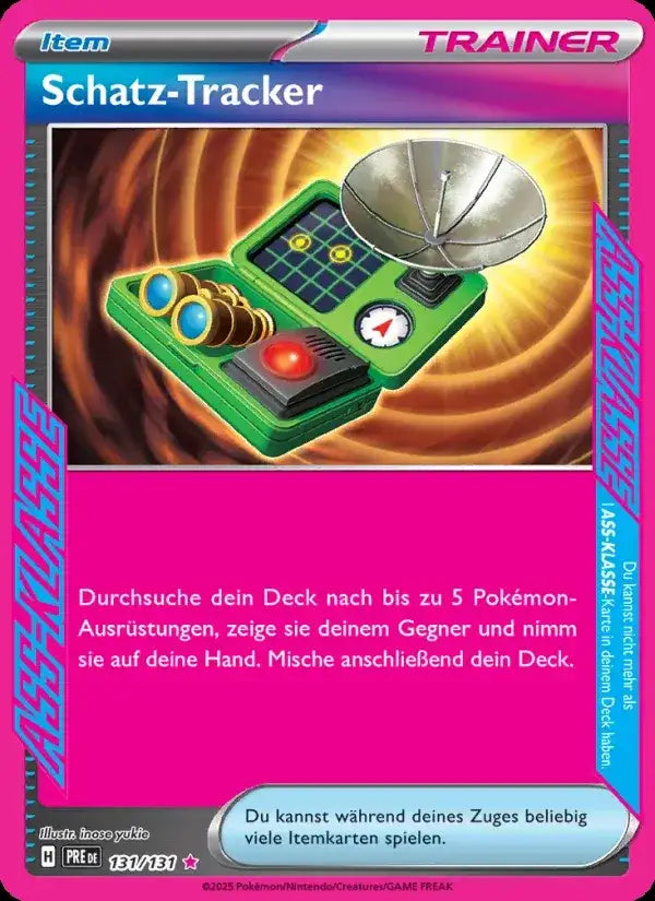 Schatz tracker 131/131 – Pokémon Prismatische Entwicklungen Karte