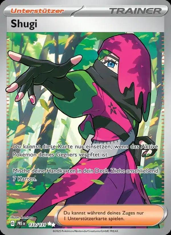 Shugi 133/131 – Pokémon Prismatische Entwicklungen Karte
