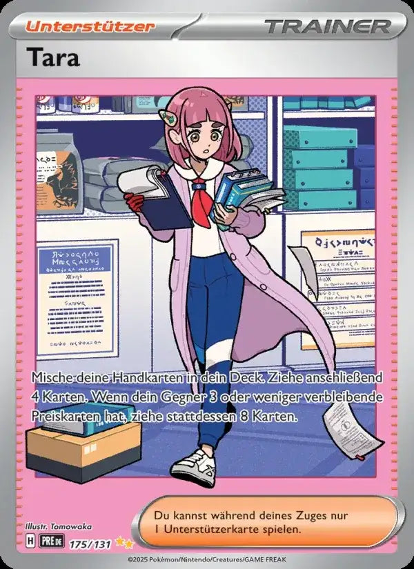 Tara 175/131 – Pokémon Prismatische Entwicklungen Karte