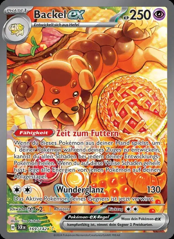 Backel ex 169/142 – Pokémon Stellarkrone Karte