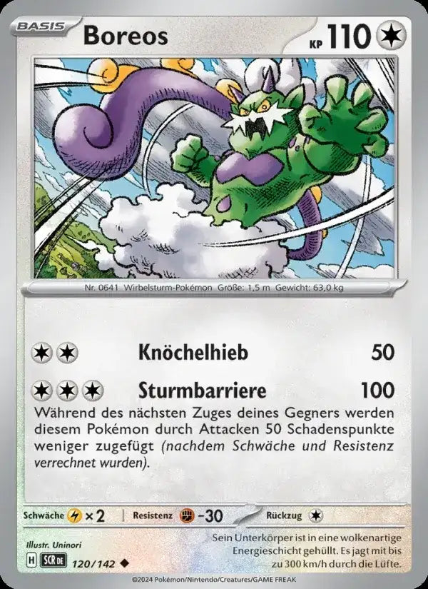 Boreos 120/142 – Pokémon Stellarkrone Karte
