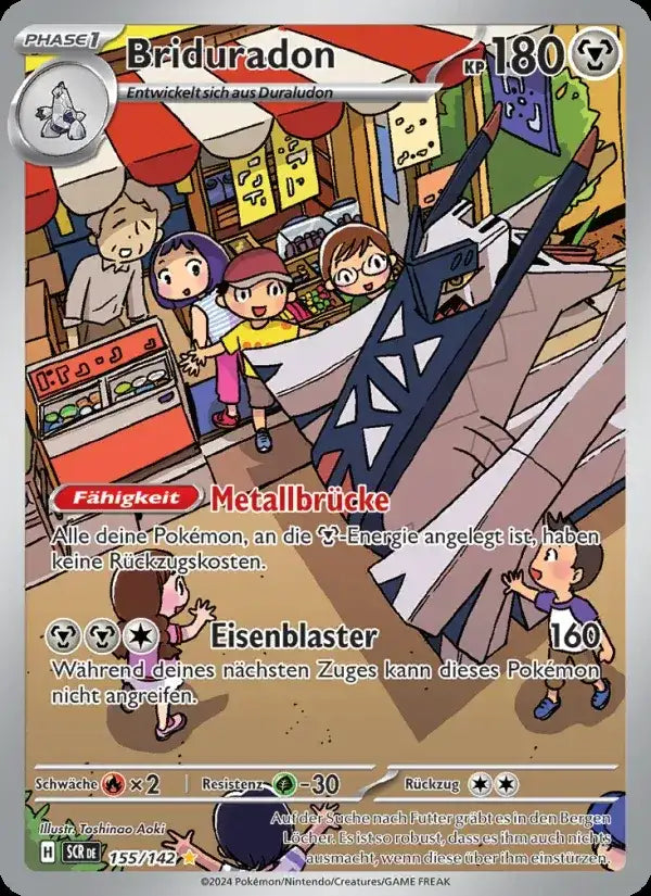 Briduradon 155/142 – Pokémon Stellarkrone Karte