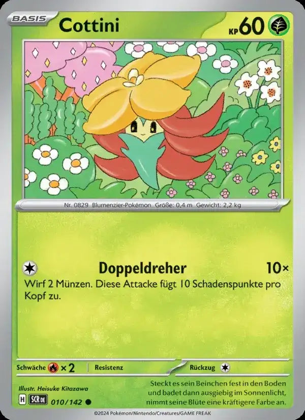 Cottini 010/142 – Pokémon Stellarkrone Karte