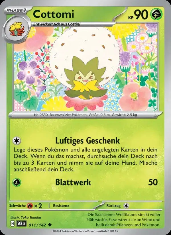 Cottomi 011/142 – Pokémon Stellarkrone Karte