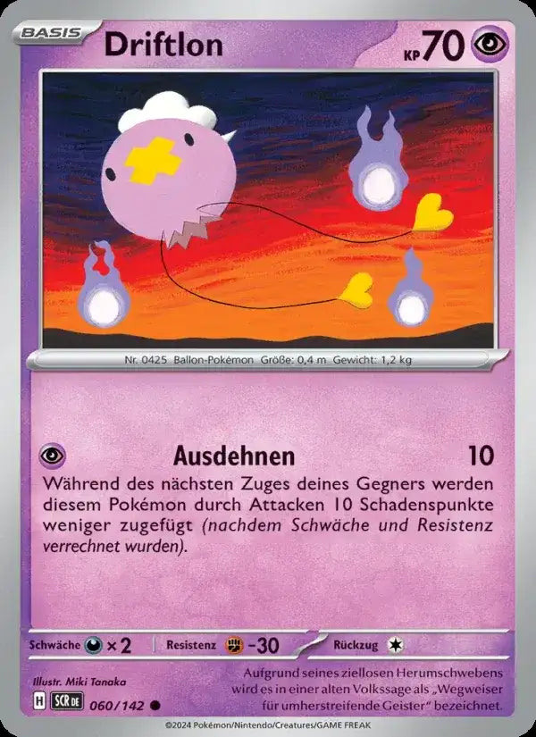 Driftlon 060/142 – Pokémon Stellarkrone Karte
