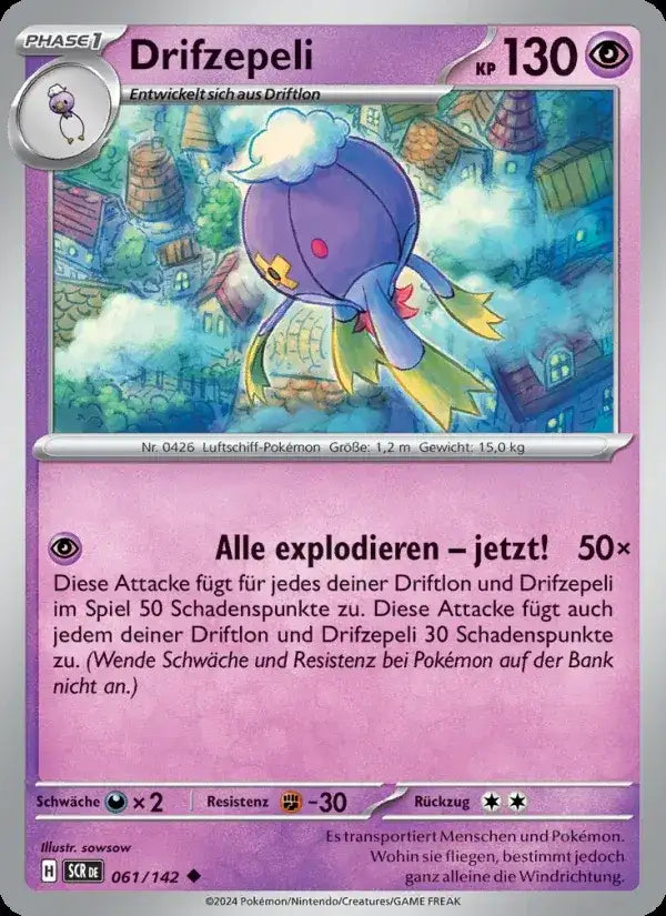 Drifzepeli 061/142 – Pokémon Stellarkrone Karte