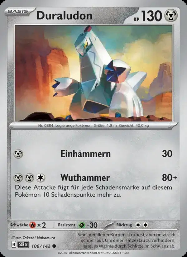 Duraludon 106/142 – Pokémon Stellarkrone Karte