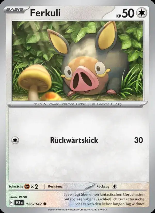 Ferkuli 126/142 – Pokémon Stellarkrone Karte