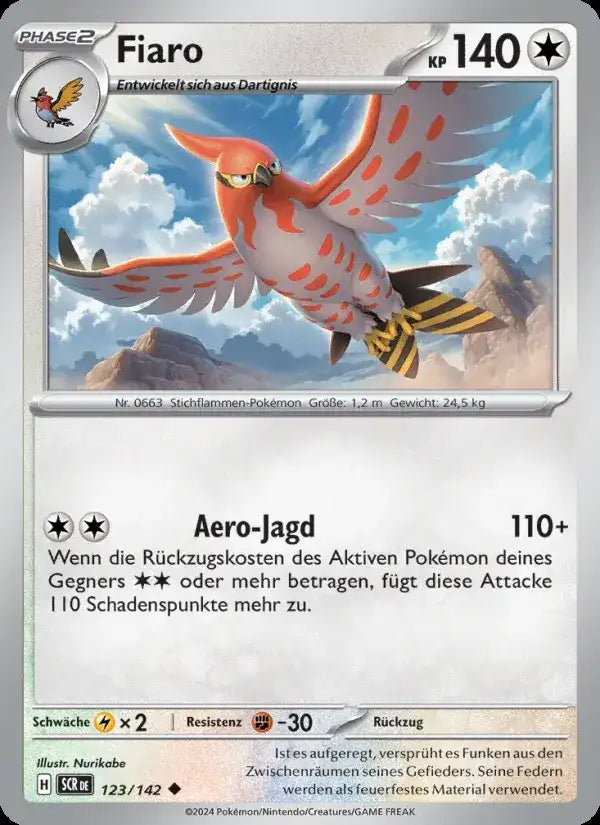 Fiaro 123/142 – Pokémon Stellarkrone Karte