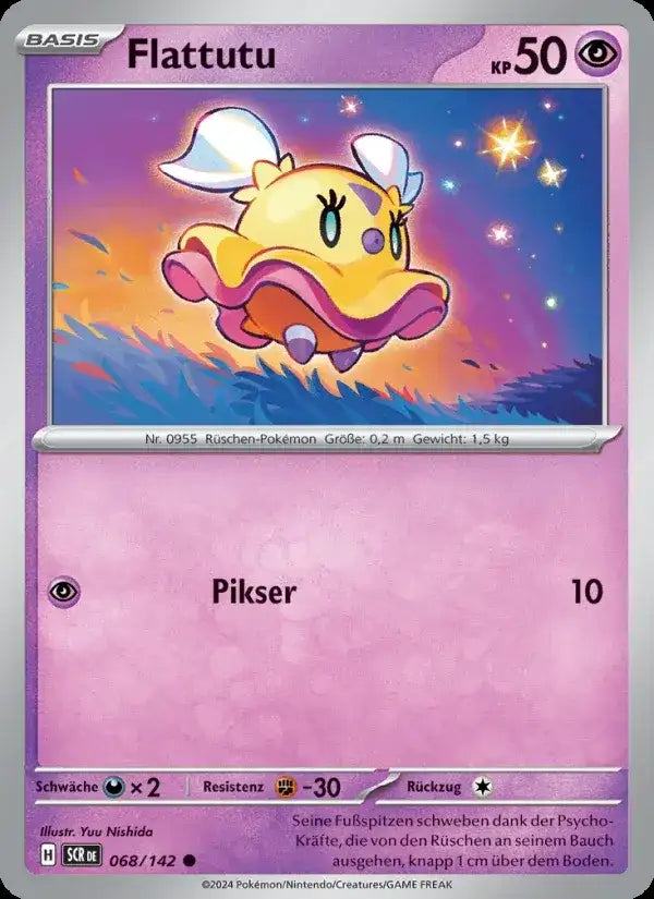 Flattutu 068/142 – Pokémon Stellarkrone Karte