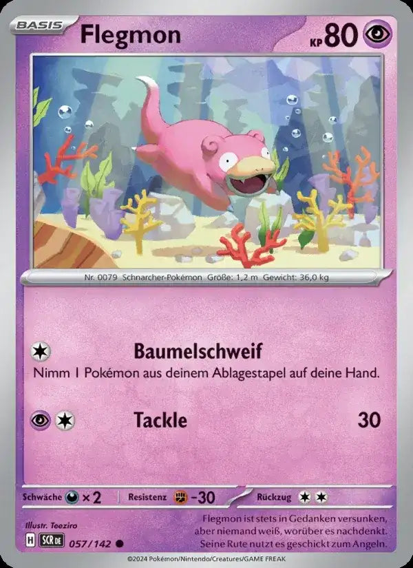 Flegmon 057/142 – Pokémon Stellarkrone Karte