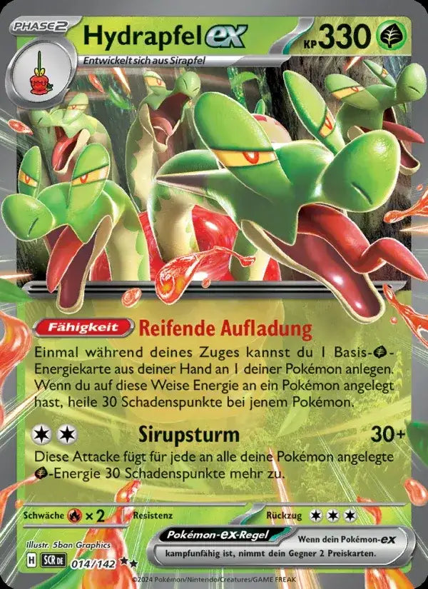 Hydrapfel ex 014/142 – Pokémon Stellarkrone Karte