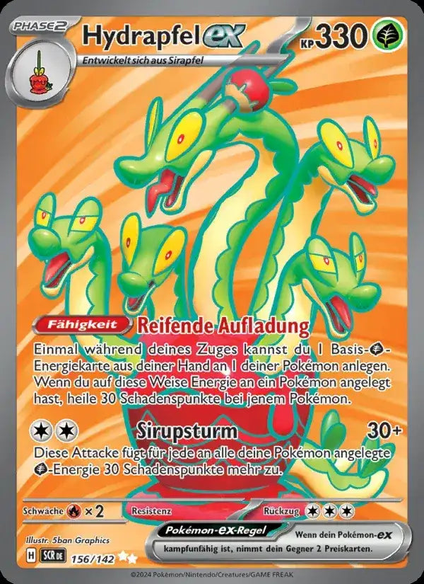 Hydrapfel ex 156/142 – Pokémon Stellarkrone Karte